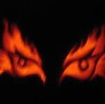 Ali's Evil Eyes Pumpkin