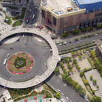 View from the Oriental Pearl Tower viewing platform, Pudong