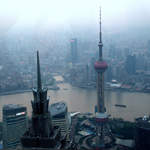 Pearl Oriental Tower from the top