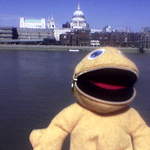 Across the Thames from St Paul's Cathedral