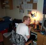 Chris in his lair