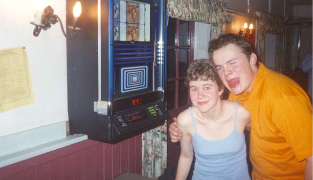 Michelle and Graham and the Wey Inn Jukebox