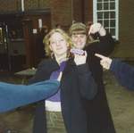 Clemency Bray, Joanna Hart, and a snickers