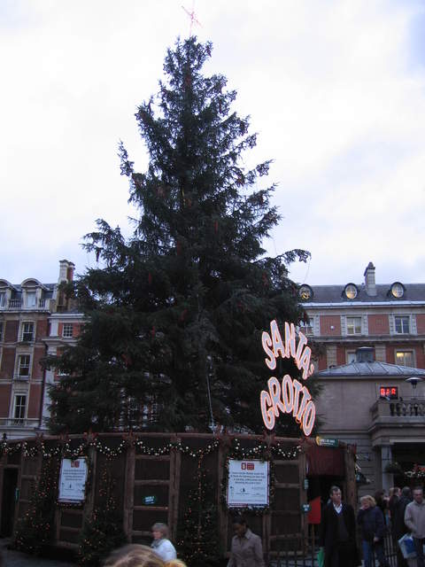 Santa's Grotto at Covent Garden