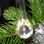 Christmas tear-drop