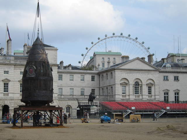 Spaceship in Horse Guards Parade