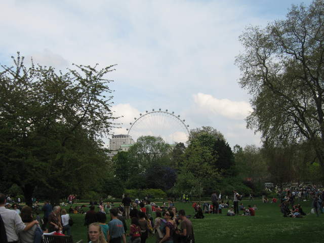 The London Eye from Regents Park