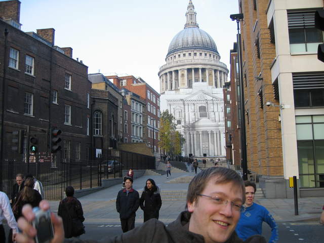 St Pauls Cathedral, under construction