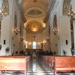 Photo taken from the front steps inside the San Juan Cathedral