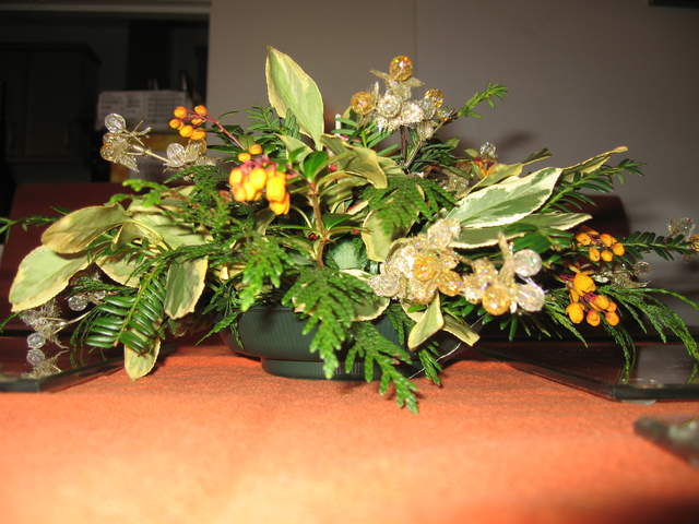 Christmas table decoration