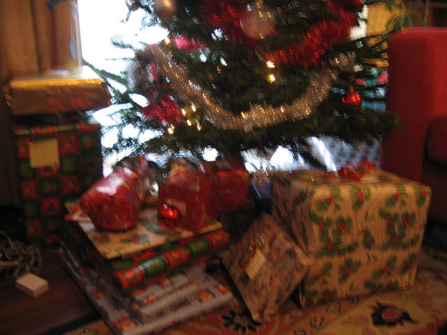 Presents under the tree