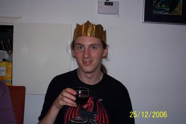 Kev and wine