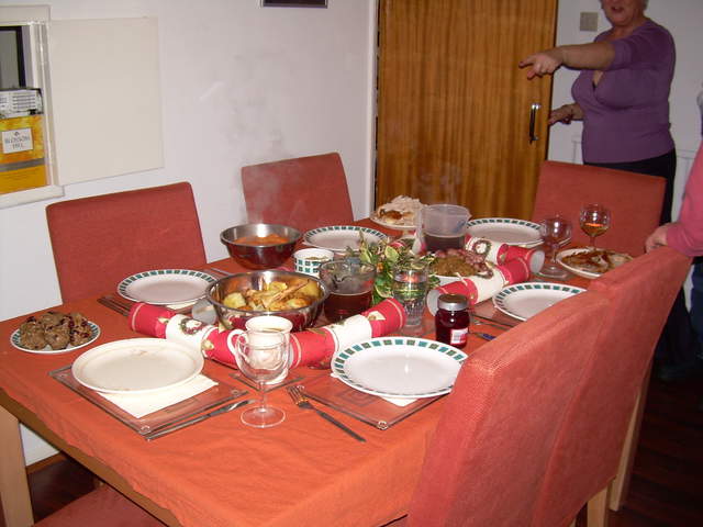 Christmas table