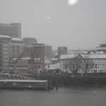 The Globe in the snow