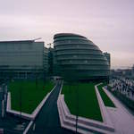 Mayors building and the start of the new park