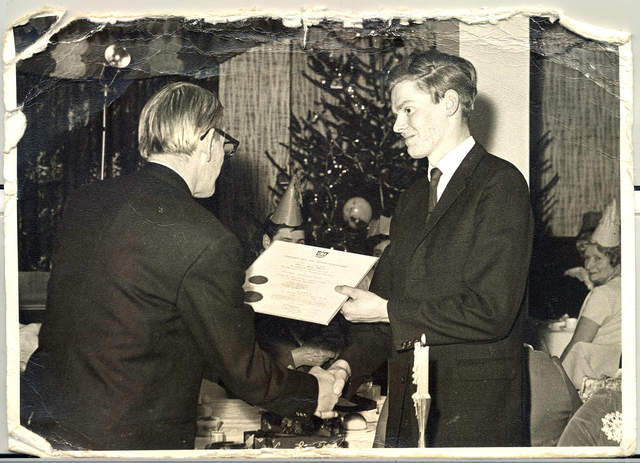 Stan Smith, Ian Blake completing his apprenticeship