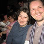 Nick and Karen at Spamalot