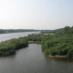 The banks of the Wisła river