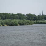 View of Cerkiew św. św. Cyryla i Metodego from the Wisła River