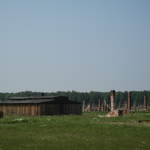 Wooden building at Birkenau