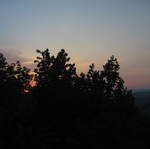 Sunset on the way to Kosciuszko's Mound