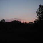 Sunset on the way to Kosciuszko's Mound