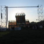 Replica of Brama Floriańska (Florianska Gate) made out of glass bottles
