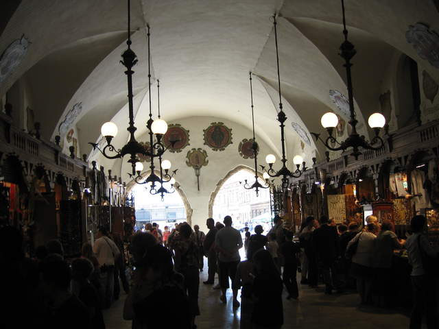 Inside the Sukkience (The Cloth Hall)