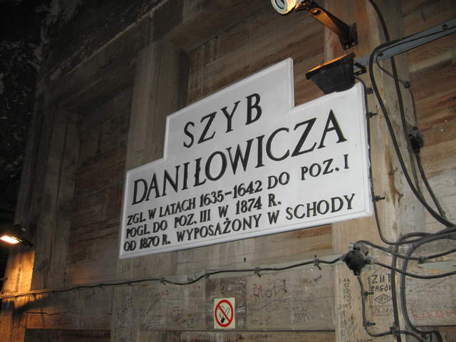 Underground entrance to Wieliczka Salt Mines