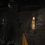 Pope John Paul II and Madonna statues in Blessed Kinga's Chapel