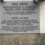 Dzok the Dog's plaque
