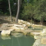 Waterfall and pond