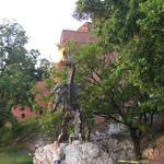 The dragon at the bottom of Wawel Hill