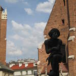 Statue around the back of St Mary's Church