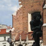 Statue around the back of St Mary's Church