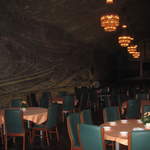 Underground salt mine restaurant