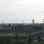 The Strahov Stadium, as seen from Eiffelovka