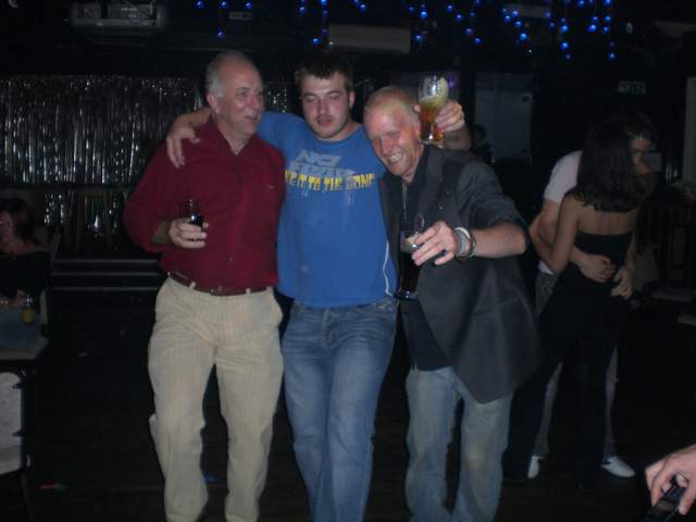 Bart, his dad and someone else dancing to Belinda Carlisle (I have video evidence)