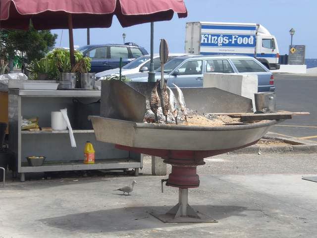 Fish BBQ by the marina