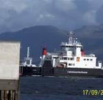Ferry docking at Armadale