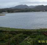 view across Loch from Inverurie Gardens