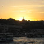 Sunset from Galata Bridge