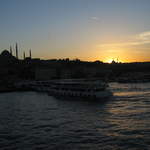 Sunset from Galata Bridge