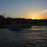 Sunset from Galata Bridge