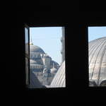 The Blue Mosque from a window of Aya Sofya