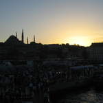 Sunset from Galata Bridge