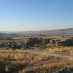 Looking out of the ruins at Çavuşin