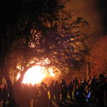 Radford Park bonfire