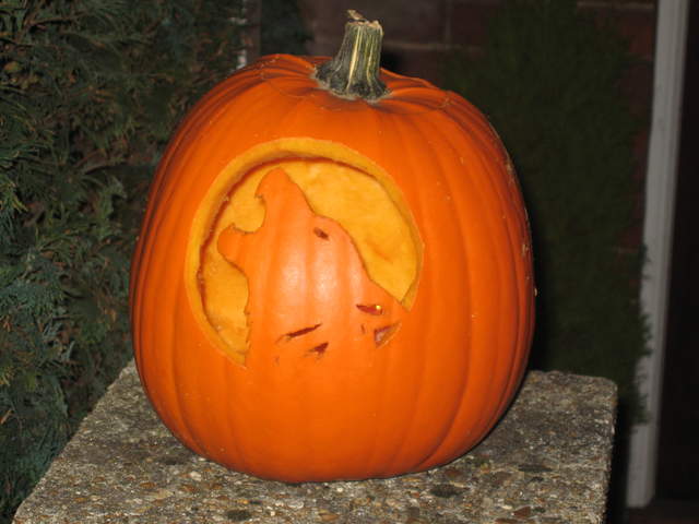 Howling Wolf Pumpkin