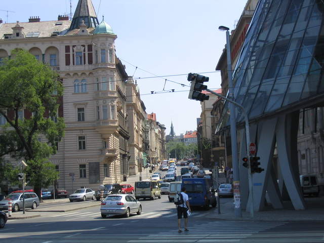 Corner of The Dancing House